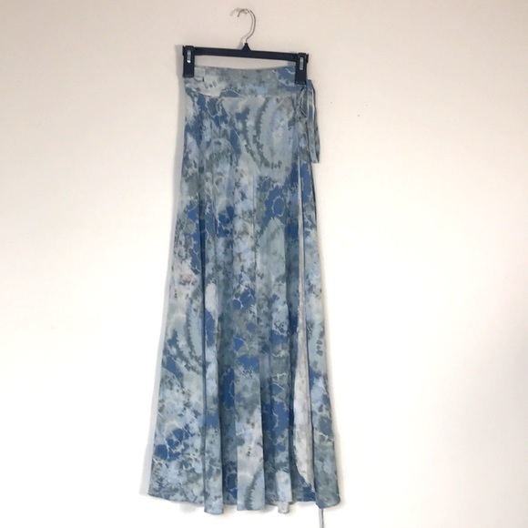 The Westside silk wrap maxi skirt - Picture 2 of 8